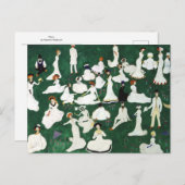 Partij van Kasimir Malevich Briefkaart (Voorkant / Achterkant)