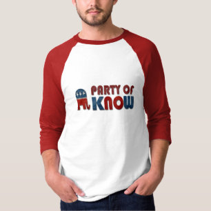 Partij van Know Funny GOP T-shirt