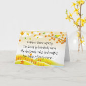 Partij van oktober kaart (Gele Bloem)