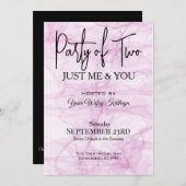 Partij van twee kaart (Voorkant / Achterkant)