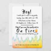 Partij voor brandbestrijding kaart (Voorkant)