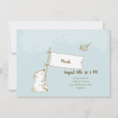 Partij voor de adoptiepartij "Gotcha" voor jongen  Kaart (Achterkant)