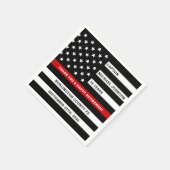 Partij voor de aflossing van brandweerpersoneel me servet (Hoek)