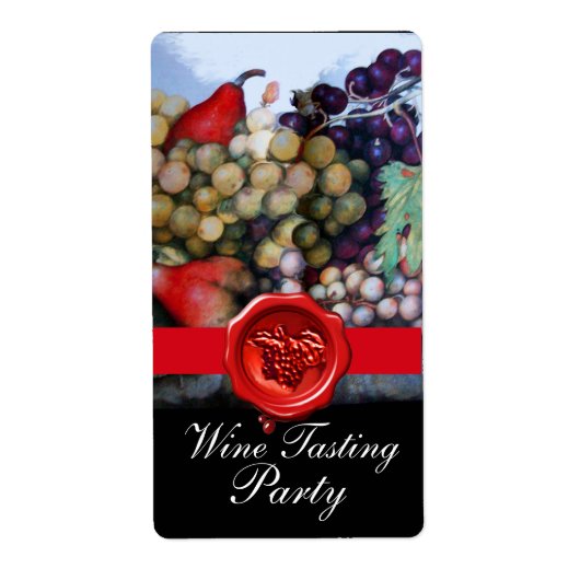 PARTIJ VOOR DE BEVESTIGING VAN WIJNEN VAN SEIZOEN, ETIKET (Voorkant)