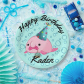 Partij voor de Birthday Blobfish Papieren Bordje (Feest)