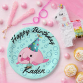 Partij voor de Birthday Blobfish Papieren Bordje (Feest)