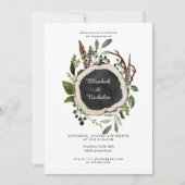 Partij voor de Floral Wedding in Rustisch land Kaart (Voorkant)