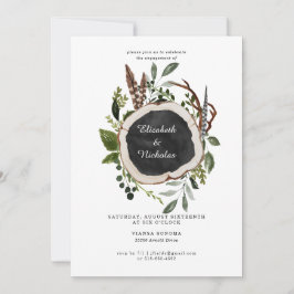 Partij voor de Floral Wedding in Rustisch land Kaart