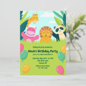 Partij voor de geboorte van dieren kaart (Staand voorkant)