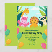 Partij voor de geboorte van dieren kaart (Voorkant / Achterkant)