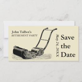  PARTIJ voor de gedwongen pensionering van de moto Save The Date