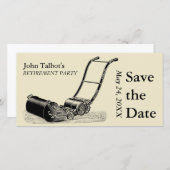  PARTIJ voor de gedwongen pensionering van de moto Save The Date (Voorkant / Achterkant)