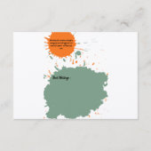 Partij voor de Geverfde Afstuiving Informatiekaartje (Achterkant)