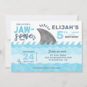 Partij voor de Haai van Birthday onder het Zee Kaart (Voorkant)