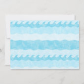 Partij voor de Haai van Birthday onder het Zee Kaart (Achterkant)