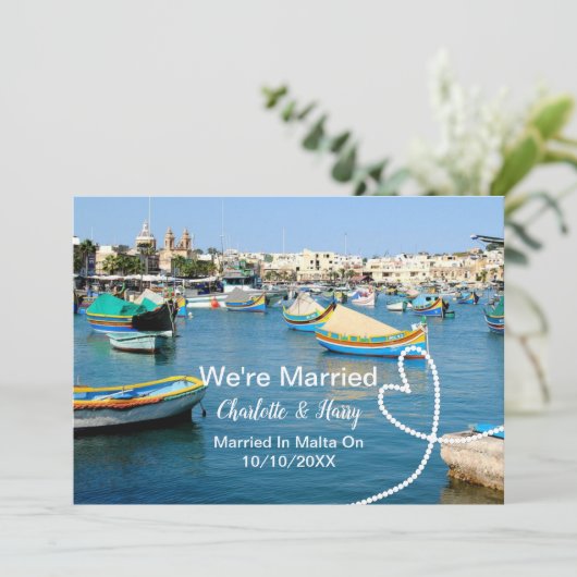 Partij voor de opvang van posthuwelijken gehuwd op kaart (Staand voorkant)