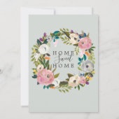 Partij voor de opwarming van de Floral Kaart (Achterkant)