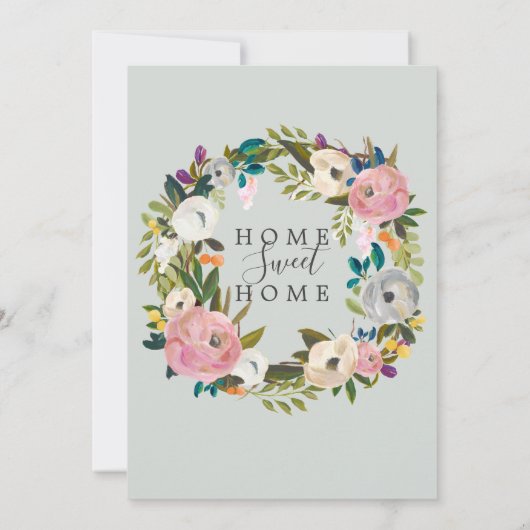 Partij voor de opwarming van de Floral Kaart (Achterkant)