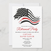 Partij voor de pensioen van de brandweerman met de kaart (Voorkant)