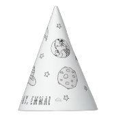 Partij voor de Ruimte - Kleur uw eigen Pet Feesthoedjes (Rechts)