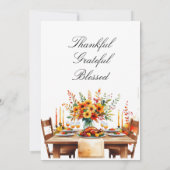 Partij voor de Thanksgiving van de Russische Bedan Kaart (Achterkant)