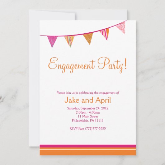 Partij voor de Vlaggenregeling - Roze en Oranje Kaart (Voorkant)