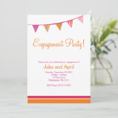 Partij voor de Vlaggenregeling - Roze en Oranje Kaart (Staand voorkant)