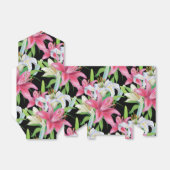 Partij voor Doos-Roze gelilies Bedankdoosjes (Uitgevouwen)