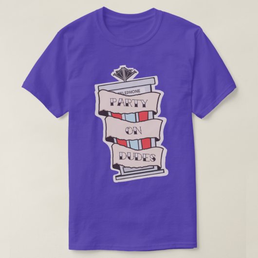 Partij voor Dudes T-shirt (Design voorkant)