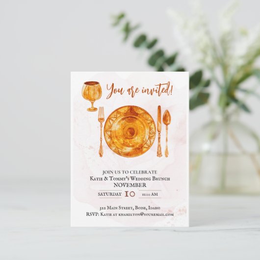 Partij voor een goudmakerij briefkaart (Staand voorkant)