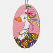 Partij voor een Oekraïense volkskunst Keramisch Ornament (Links)