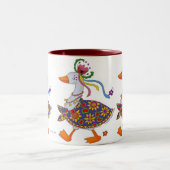 Partij voor een Oekraïense volkskunst Tweekleurige Koffiemok (Center)