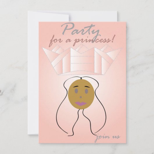 Partij voor een prinses kaart (Voorkant)