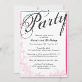 Partij voor eeuwig (Roze) Kaart (Voorkant)