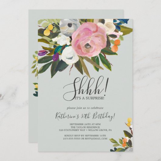 Partij voor Florale Ondernemingen Kaart (Voorkant / Achterkant)