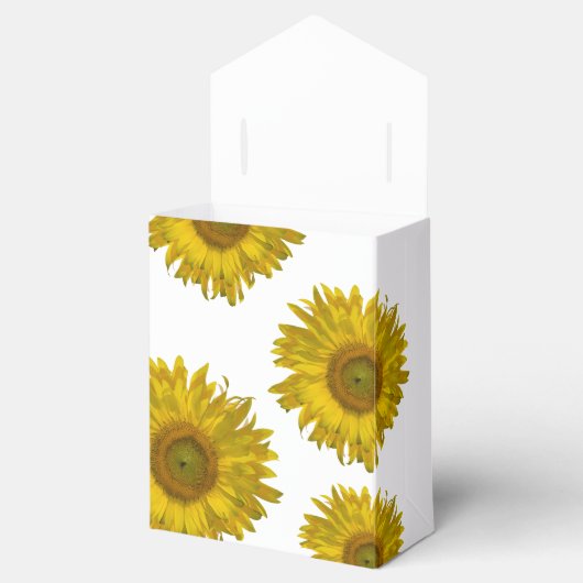 Partij voor Gele Zonnebloemen Bedankdoosjes (Geopend)