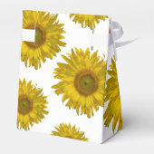 Partij voor Gele Zonnebloemen Bedankdoosjes (Achterkant)