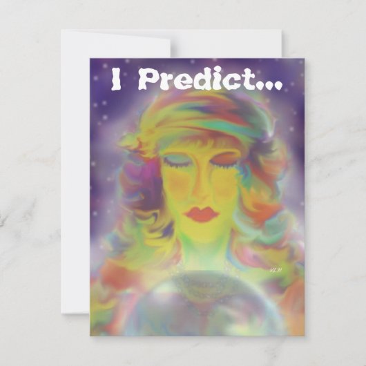 Partij voor Gypsy Prediction Halloween Kaart (Voorkant)