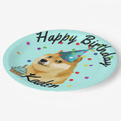 Partij voor het Bord "Birthday Doge Paper" (Gekanteld)