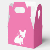 Partij voor het thema Bulldog - Baby shower roze Bedankdoosjes (Geopend)