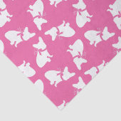 Partij voor het thema Bulldog - Baby shower roze Tissuepapier (Detail)