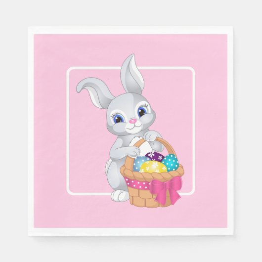 Partij voor meerdere paasbundels servet (Voorkant)