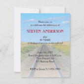 Partij voor pensionering van spoorbaan kaart (Achterkant)