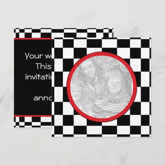 Partij voor racehandelaars kaart (Voorkant / Achterkant)