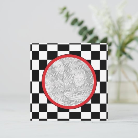 Partij voor racehandelaars kaart (Staand voorkant)