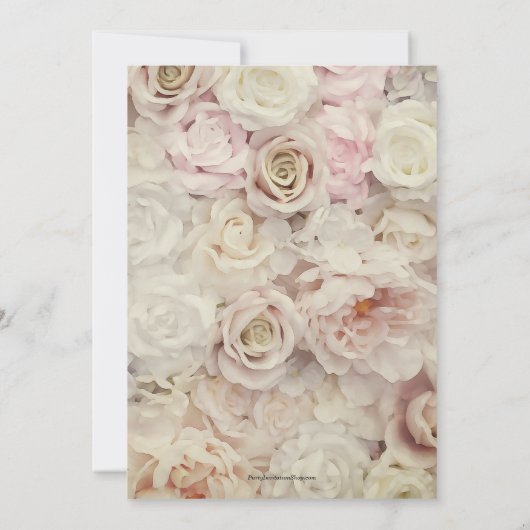  partij voor Rozen Kaart (Achterkant)