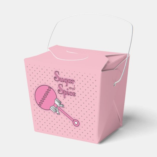 Partij voor suiker en specerijen bedankdoosjes (Voorkant Zijde)