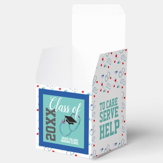 Partij voor verpleegkunde bedankdoosjes (Geopend)