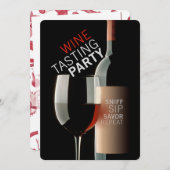 PARTIJ VOOR WIJNBESMETTING KAART (Voorkant / Achterkant)