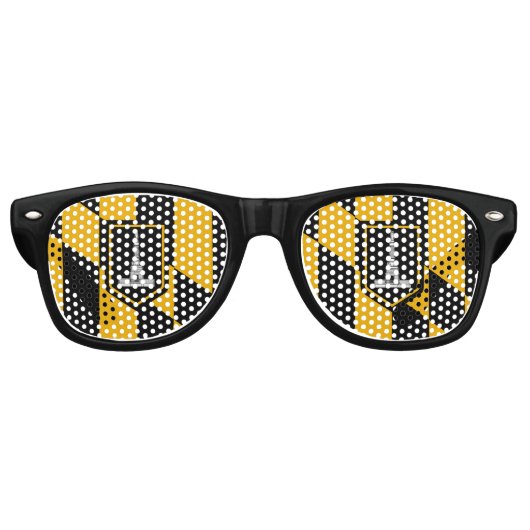 Partij voor Zonnebrillen met vlag van Baltimore (Voorkant)